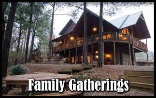 Reserve one of the lodgings in Broken Bow, Oklahoma for a family gathering.